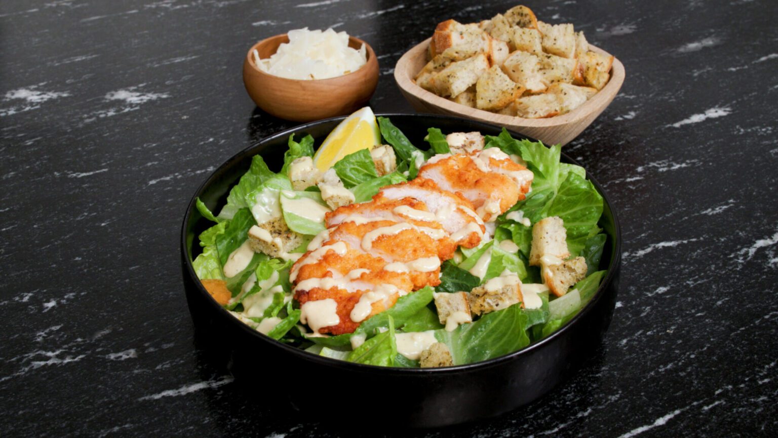 Crispy Chicken Caesar Salad With Homemade Dressing Just Bare Foods crispy-chicken-caesar-salad-with-homemade-dressing-just-bare-foods