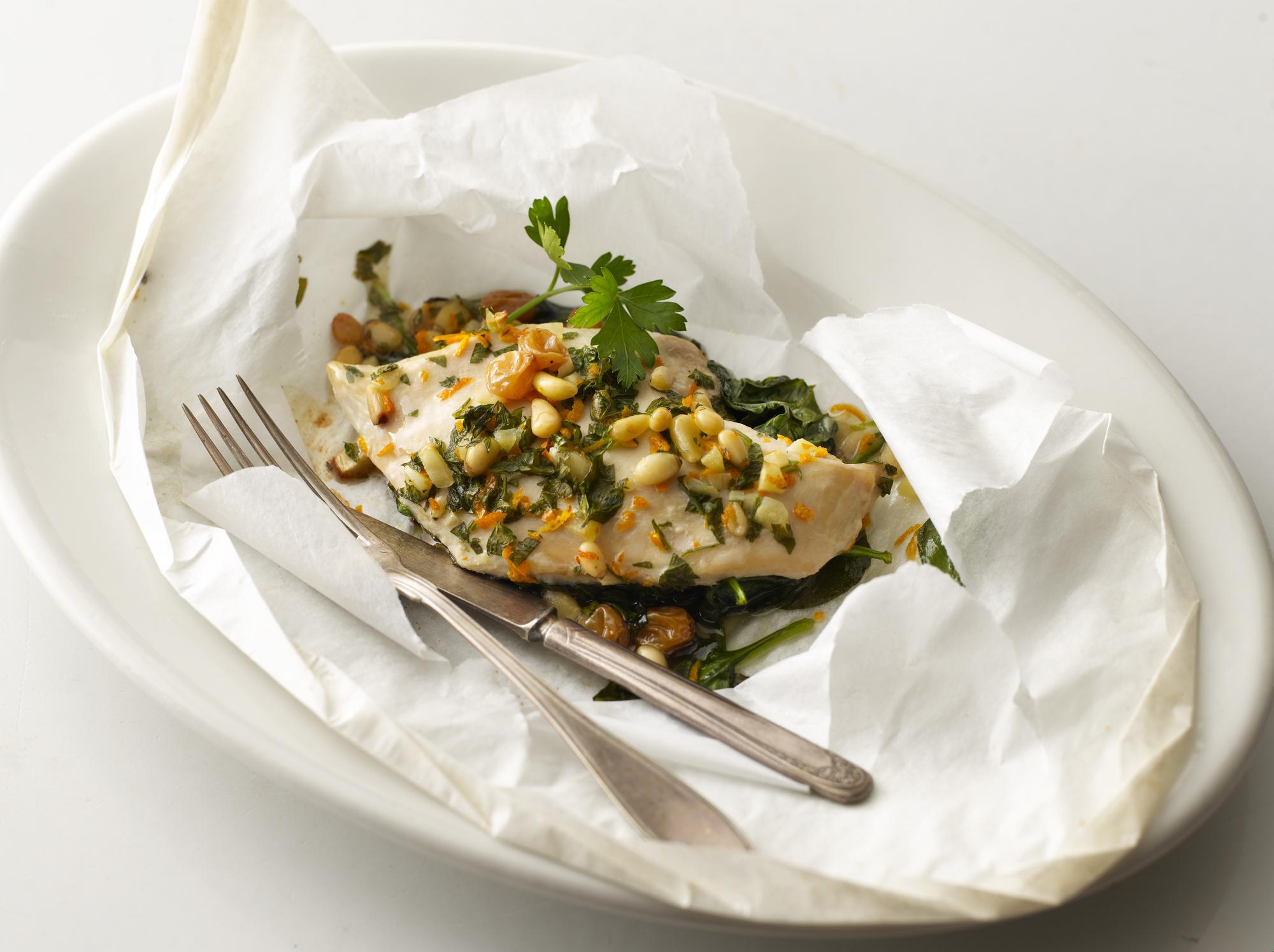 Baked Chicken in Parchment Paper