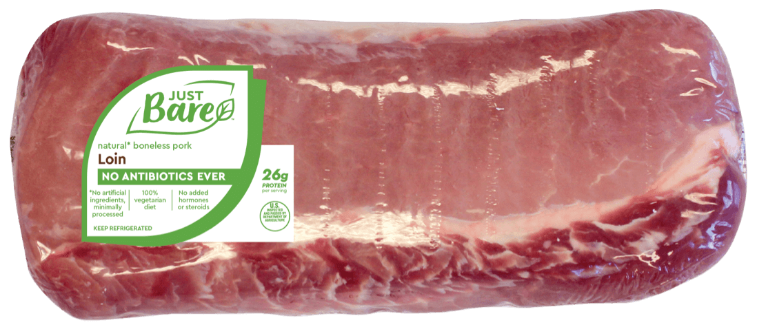 Natural Boneless Pork Loin - Just Bare Foods