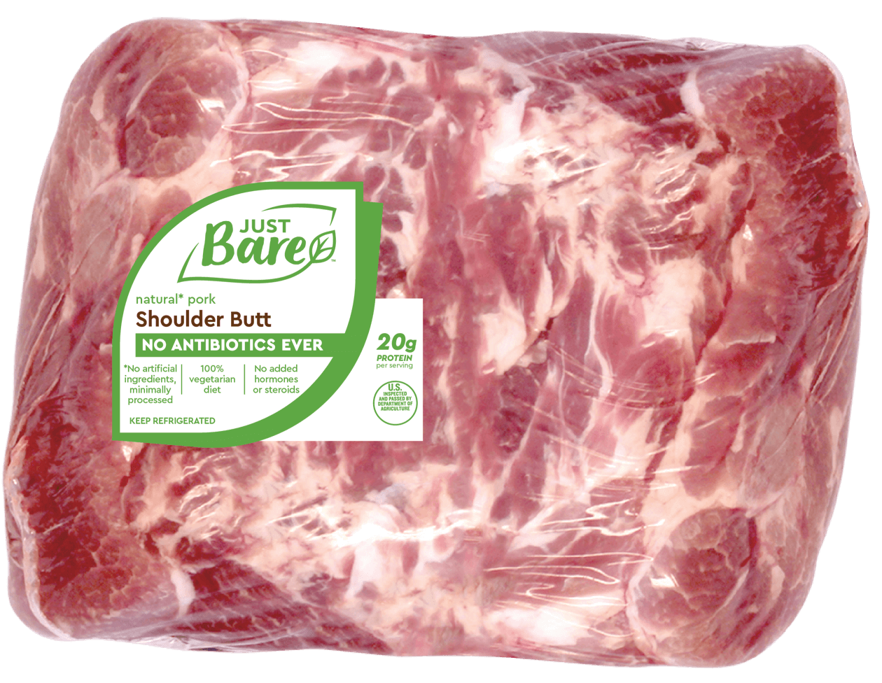 Natural Pork Shoulder Butt Just Bare Foods